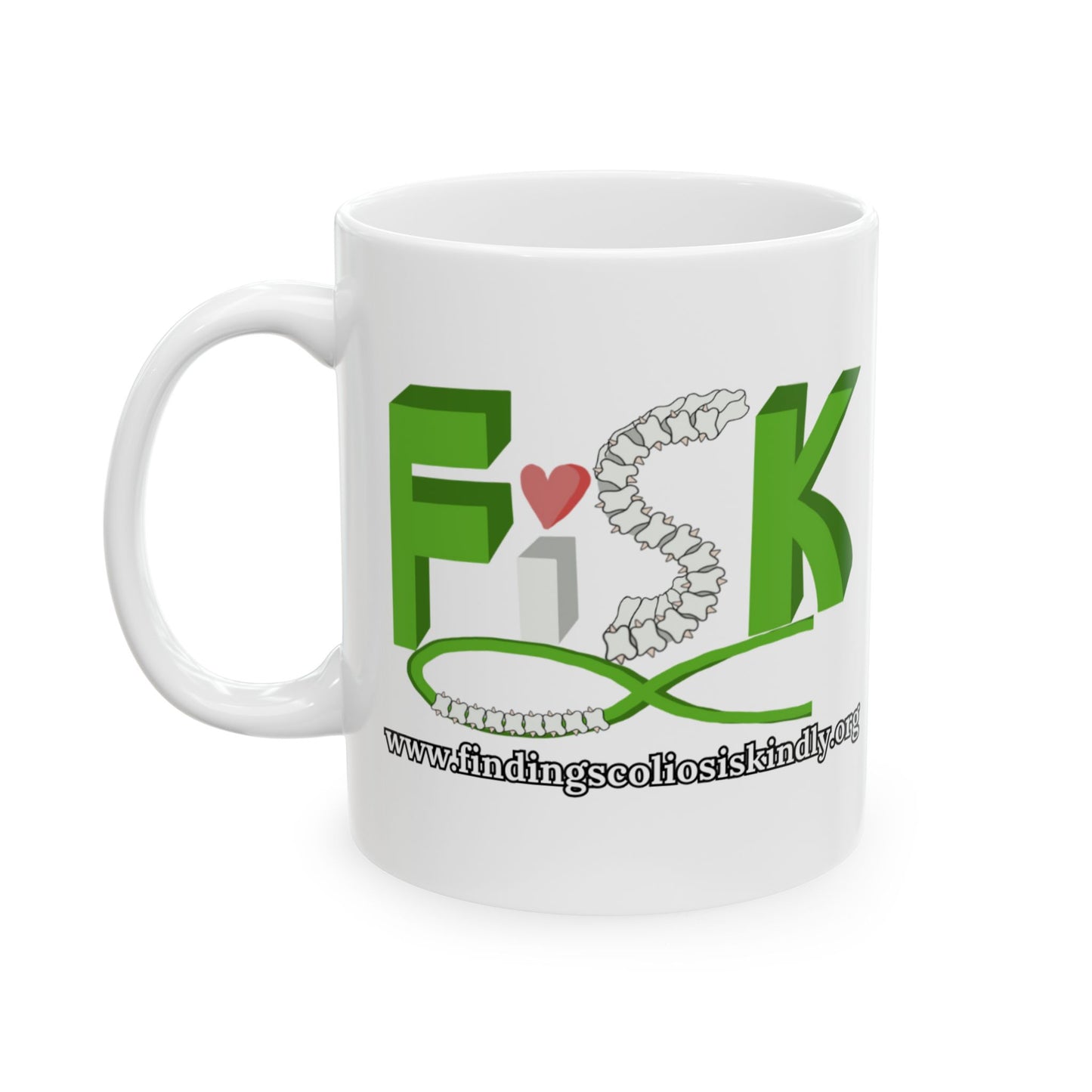 Finding Scoliosis Kindly Mug