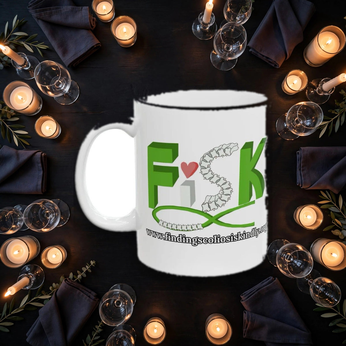 Finding Scoliosis Kindly Mug